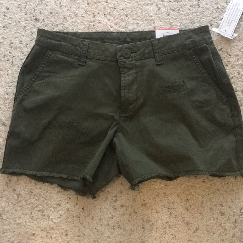NWT time and tru  dark green shorts